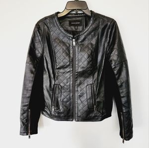 Harvé Benard Faux Leather Jacket